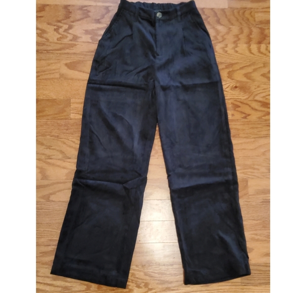 JUNIORS ELASTIC BACK WAIST CORDUROY PANTS - Picture 7 of 9